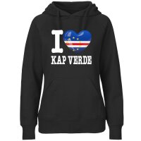 Damen Hoodie - I LOVE KAP VERDE