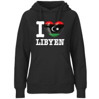 Damen Hoodie - I LOVE LIBYEN