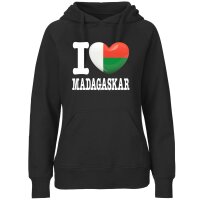 Damen Hoodie - I LOVE MADAGASKAR