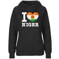 Damen Hoodie - I LOVE NIGER