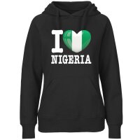 Damen Hoodie - I LOVE NIGERIA