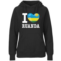 Damen Hoodie - I LOVE RUANDA
