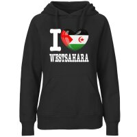 Damen Hoodie - I LOVE WESTSAHARA