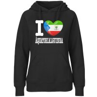 Damen Hoodie - I LOVE ÄQUATORIALGUINEA