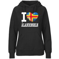 Damen Hoodie - I LOVE ÅLANDINSELN