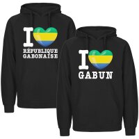 Herren Hoodie - I LOVE GABUN