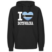 Herren Hoodie - I LOVE BOTSWANA