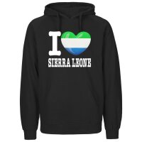 Herren Hoodie - I LOVE SIERRA LEONE