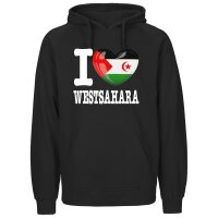Herren Hoodie - I LOVE WESTSAHARA