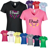 JGA Damen Shirt - TEAM BRAUT / BRAUT