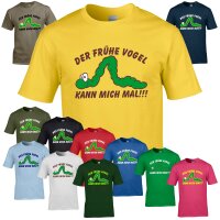 T-Shirt - DER FRÜHE VOGEL KANN MICH MAL