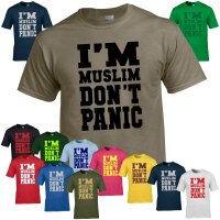 T-Shirt - I´M MUSLIM DON´T PANIC