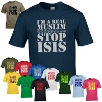 T-Shirt - IM A REAL MUSLIM - STOP ISIS
