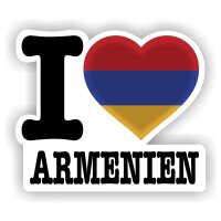 Aufkleber - I LOVE ARMENIEN
