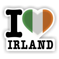 Aufkleber - I LOVE IRLAND