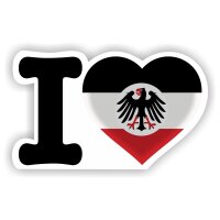 Aufkleber - I LOVE KAISERREICH