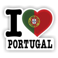 Aufkleber - I LOVE PORTUGAL