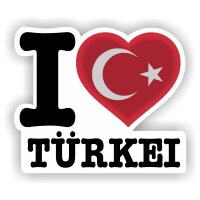 Aufkleber - I LOVE TÜRKEI