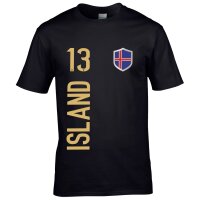Herren Fan-Shirt - ISLAND