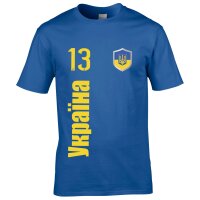 Herren Fan-Shirt - UKRAINE / kyrillisch