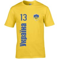 Herren Fan-Shirt - UKRAINE / kyrillisch