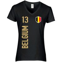 Damen Fan-Shirt - BELGIUM