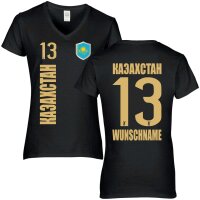 Damen Fan-Shirt - KASACHSTAN / kasachisch -