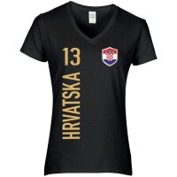 Damen Fan-Shirt - HRVATSKA