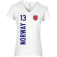 Damen Fan-Shirt - NORWAY