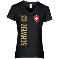 Damen Fan-Shirt - SCHWEIZ