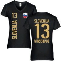 Damen Fan-Shirt - SLOVENIJA -