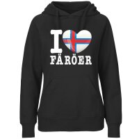 Damen Hoodie - I LOVE FÄROER