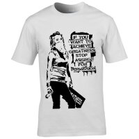 T-Shirt - ACHIEVE GREATNESS - Banksy