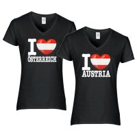 Damen T-Shirt - I LOVE ÖSTERREICH