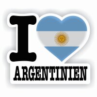 Aufkleber - I LOVE ARGENTINIEN