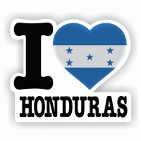 Aufkleber - I LOVE HONDURAS
