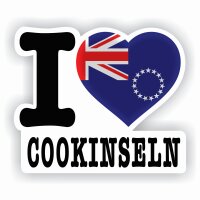 Aufkleber - I LOVE COOKINSELN