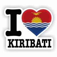 Aufkleber - I LOVE KIRIBATI