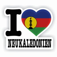 Aufkleber - I LOVE NEUKALEDONIEN