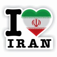 Aufkleber - I LOVE IRAN
