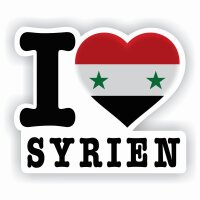 Aufkleber - I LOVE SYRIEN