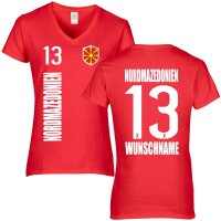 Damen Fan-Shirt - NORDMAZEDONIEN