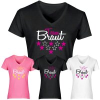 CrazyShirt  JGA Damen Shirt - TEAM BRAUT / BRAUT