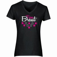CrazyShirt  JGA Damen Shirt - TEAM BRAUT / BRAUT