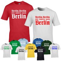 Herren Fan-Shirt  - Berlin, Berlin wir fahren nach Berlin! -