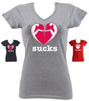T-Shirt "Love sucks"