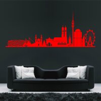 Wandtattoo - MÜNCHNER SKYLINE