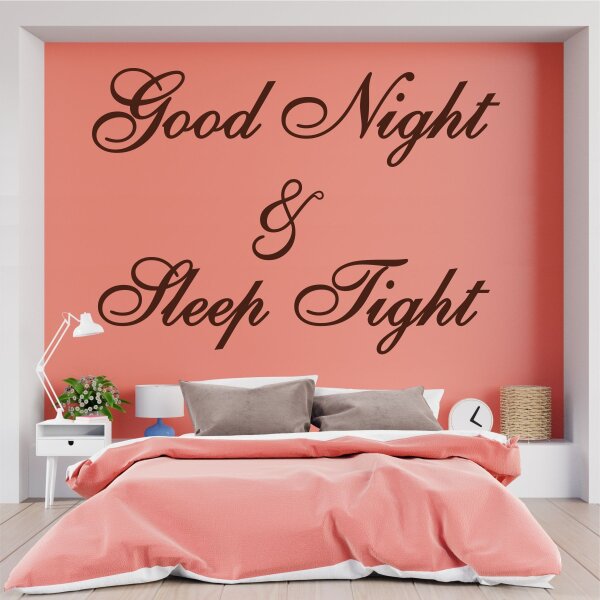 Wandtattoo - GOOD NIGHT & SLEEP TIGHT