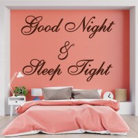 Wandtattoo - GOOD NIGHT & SLEEP TIGHT