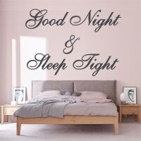 Wandtattoo - GOOD NIGHT & SLEEP TIGHT